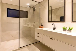 Bathroom remodeling contractor in Frisco TX updating vanities and fixtures